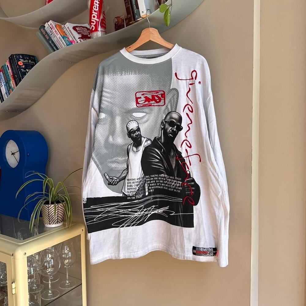 Vintage Y2K Rap Long Sleeve Shirt